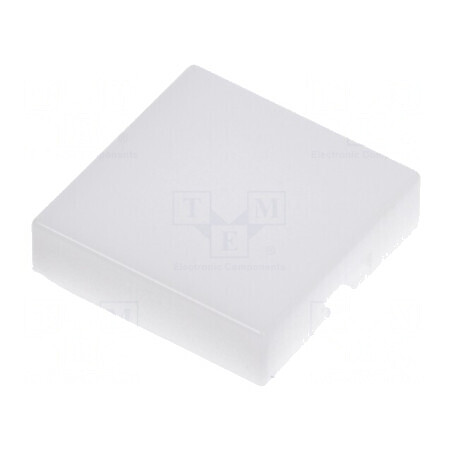 Capişon alb 12x12x3mm pentru seria UB | Electronic-mag.ro | Componente Electronice