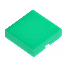 Capişon verde 12x12x3mm seria UB | Electronic-mag.ro | Componente Electronice