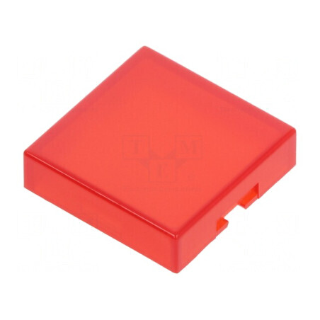 Capişon roşu UB 12x12x3mm pentru protecţie şi izolare | Electronic-mag.ro | Componente Electronice
