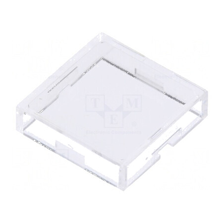 Capişon transparent UB 12x12x3mm pentru protecția conexiunilor | Electronic-mag.ro | Componente Electronice