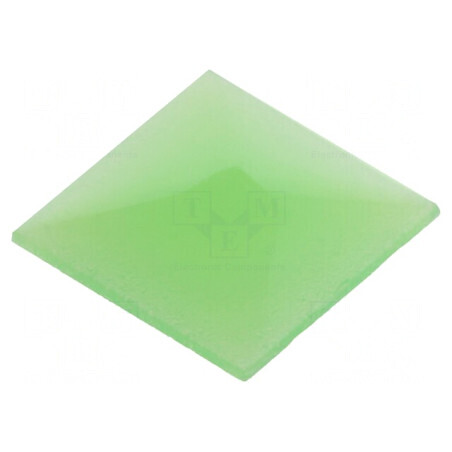 Capişon verde UB 10,35x10,35x0,5mm pentru protecţie | Electronic-mag.ro | Componente Electronice