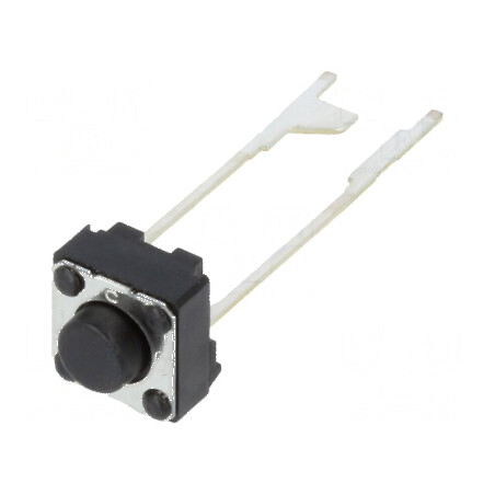 Microîntrerupător TACT SPST-NO 0,05A/24VDC THT - Pozitie 2 fără cablu | Electronic-mag.ro | Componente Electronice