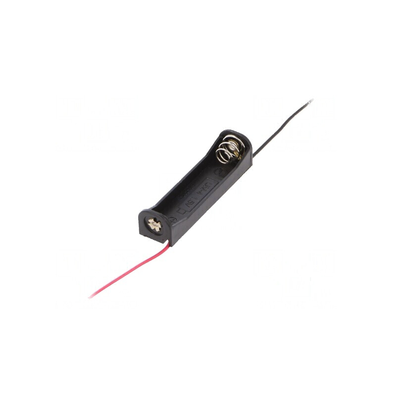 Suport Cablu AAA/R3 Negru 150mm - Compatibilitate pentru Nr. Baterie 1 | Electronic-mag.ro | Componente Electronice