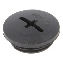 Capac de protecție M20 1,5 IP54 din poliamidă neagră SKINDICHT® pentru cabluri | Electronic-mag.ro | Componente Electronice