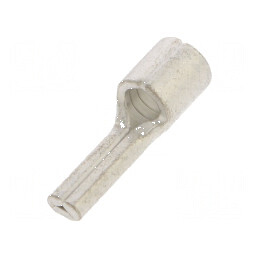 Vârf tip ac 4,3mm 10mm2 crimpat pe cablu drept neizolat 8AWG - Conector electric de calitate | Electronic-mag.ro | Componente Electronice
