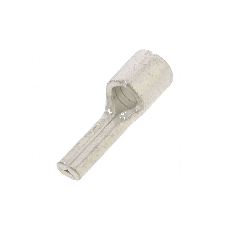 Vârf tip ac 4,3mm 10mm2 crimpat pe cablu drept neizolat 8AWG - Conector electric de calitate | Electronic-mag.ro | Componente Electronice