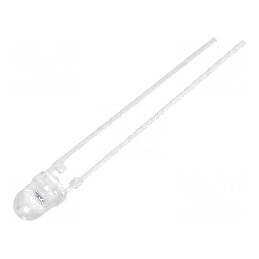 Fototranzistor 3mm cu lungime de undă maximă 850nm, 70V, unghi de detecție 50°, lentilă transparentă | Electronic-mag.ro | Componente Electronice