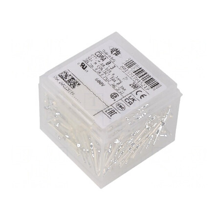 Pin tată din aliaj de cupru argintat, 0,14÷0,37mm², 26AWG÷22AWG CD | Electronic-mag.ro | Componente Electronice