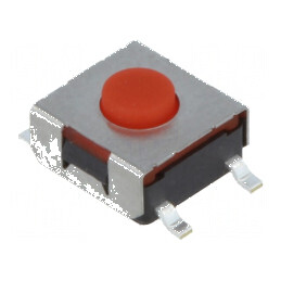 Microîntrerupător TACT SPST-NO 0,05A/12VDC SMT, Pozitie 2, Fara | Electronic-mag.ro | Componente Electronice