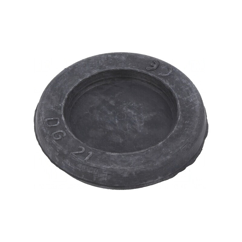 Manşon adâncit Ø 28mm negru pentru orificii montaj 40÷100°C IP54 | Electronic-mag.ro | Componente Electronice