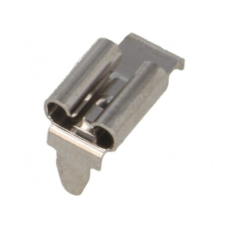 Terminal plat 4,8mm 0,5mm mamă THT din alamă cositorită | Electronic-mag.ro | Componente Electronice