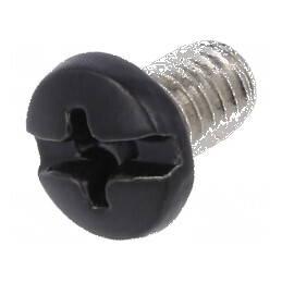 Şurub M4x6,4 Cap Rotund Phillips Crestat Alamă 0,7 mm | Electronic-mag.ro | Componente Electronice