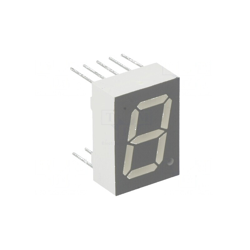 Afișaj LED 7 segmente 13,2mm 0,52 Nr.car: 1 roșie 4÷5mcd pentru proiecte electronice | Electronic-mag.ro | Componente Electronice Afișaj LED 7 segmente 13,2mm 0,52 Nr.car: 1 roșie 4÷5mcd pentru proiecte electronice | Electronic-mag.ro | Componente Electronice
