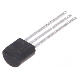 Senzor de temperatură diodă TO92 THT -40° la 125°C, Acurat ±1,5°C | Electronic-mag.ro | Componente Electronice