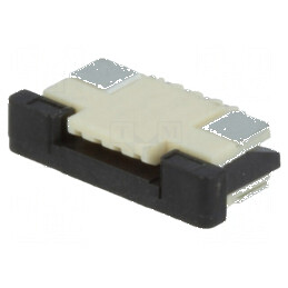 Conector FFC/FPC orizontal 4 contacte inferioare ZIF - Compatibilitate maximă | Electronic-mag.ro | Componente Electronice