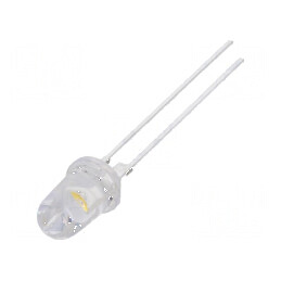 LED 5mm alb cald 90000-110000mcd 8° convex pentru iluminat decorativ | Electronic-mag.ro | Componente Electronice