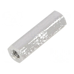 Piuliță distanțieră filetată hexagonală 25mm M4 | Electronic-mag.ro | Componente Electronice