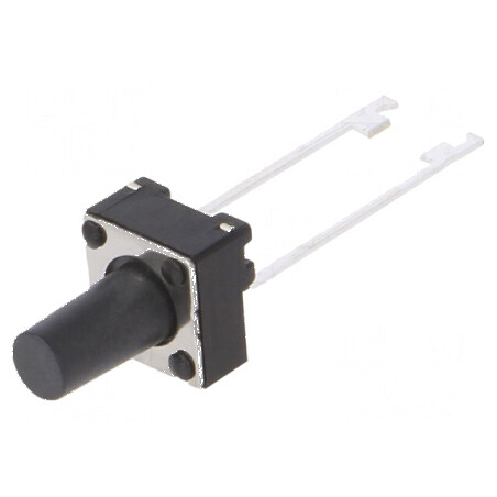 Microîntrerupător TACT SPST 2 Poz 0,05A/12VDC THT fără 1,57N - Comutator Compact pentru Circuit Electric | Electronic-mag.ro | Componente Electronice