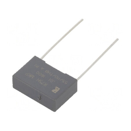 Condensator polipropilenă R75 10nF THT 18x6x12mm ±5% 15mm | Electronic-mag.ro | Componente Electronice