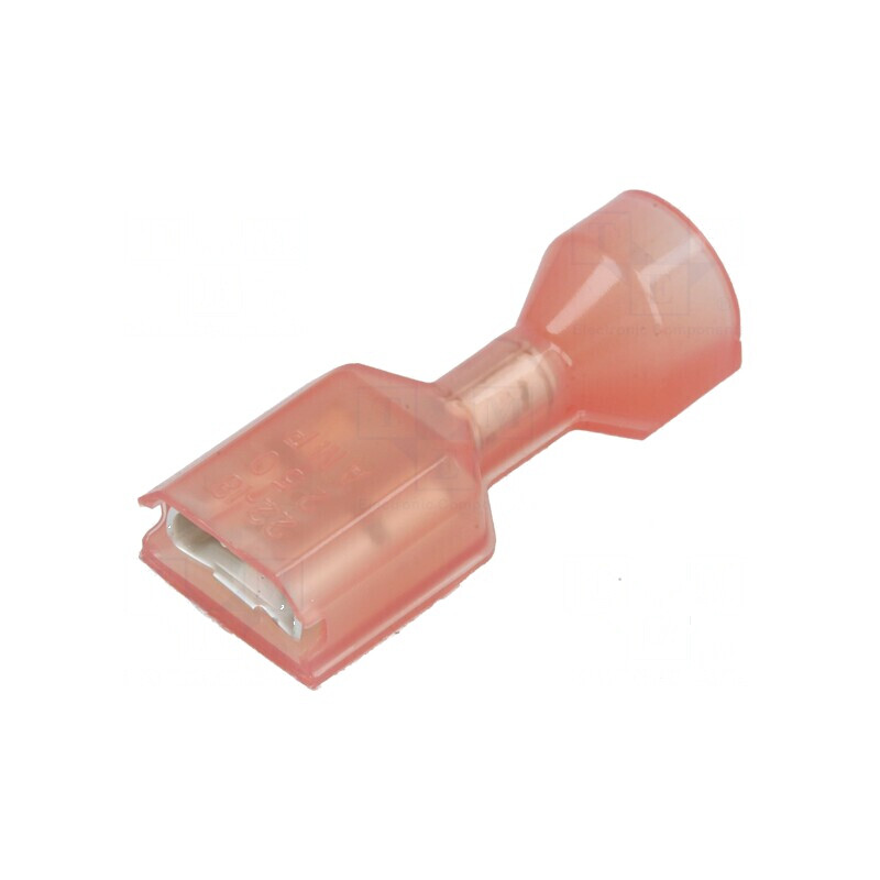 Terminal plat 6,3mm mamă 0,8mm pentru cablu 0,32-0,82mm2, crimpat | Electronic-mag.ro | Componente Electronice