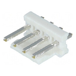 Conector cablu-placă soclu tată MTA-156 3,96mm 4 pini THT | Electronic-mag.ro | Componente Electronice