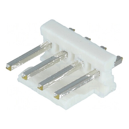Conector cablu-placă soclu tată MTA-156 3,96mm 4 pini THT | Electronic-mag.ro | Componente Electronice