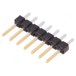 Conector BERGSTIK tată PIN 7 drept THT pentru şiruri pini | Electronic-mag.ro | Componente Electronice