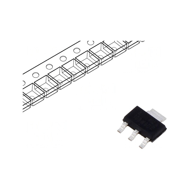 Tiristor SMD AC switch 600V 0,8A 5mA SOT223 | Electronic-mag.ro | Componente Electronice