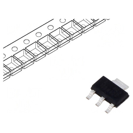 Tiristor SMD AC switch 600V 0,8A 5mA SOT223 | Electronic-mag.ro | Componente Electronice