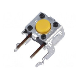 Microîntrerupător TACT SPST-NO 0,05A/24VDC Poz: 2 THT Fără Contact | Electronic-mag.ro | Componente Electronice