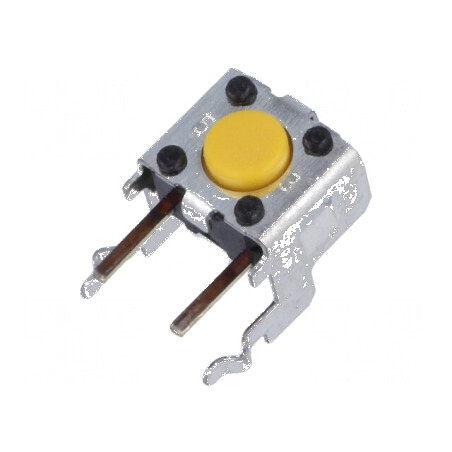 Microîntrerupător TACT SPST-NO 0,05A/24VDC Poz: 2 THT Fără Contact | Electronic-mag.ro | Componente Electronice