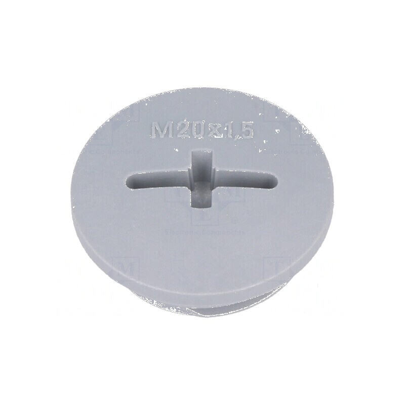 Capac de protecție M20 1,5 IP54 din poliamidă gri închis pentru cabluri de 6mm | Electronic-mag.ro | Componente Electronice Capac de protecție M20 1,5 IP54 din poliamidă gri închis pentru cabluri de 6mm | Electronic-mag.ro | Componente Electronice