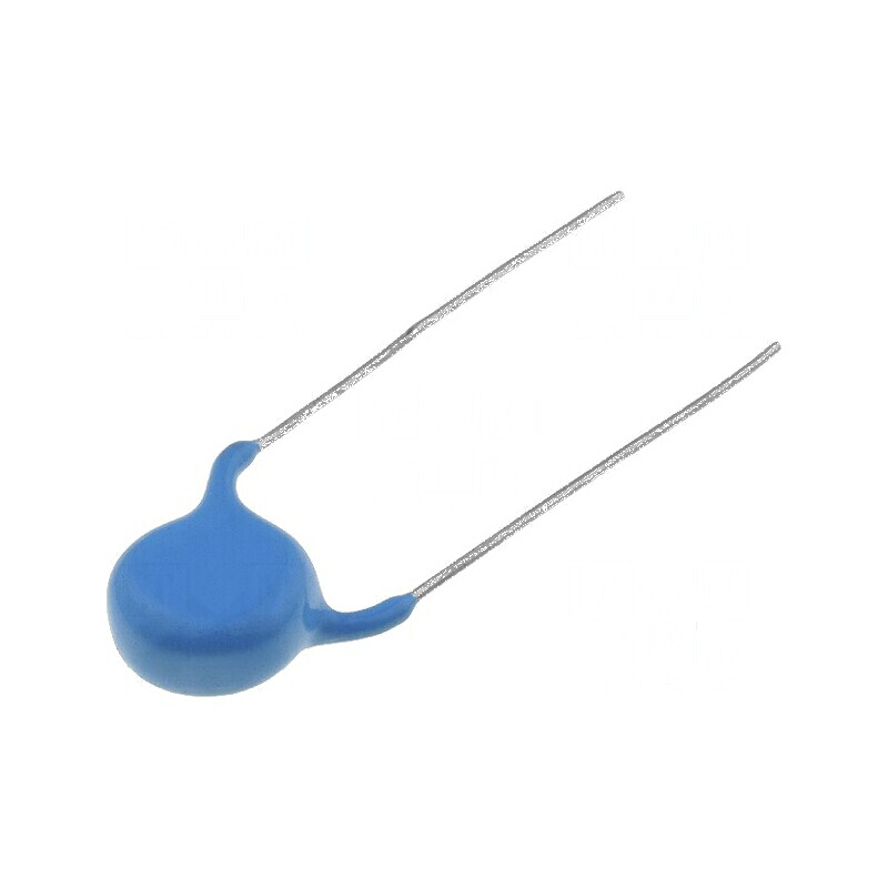Condensator ceramic 150pF 10kV THT 10mm Ø, termocontractabil 600um | Electronic-mag.ro | Componente Electronice