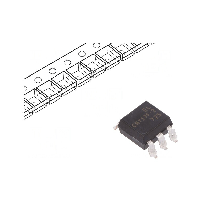 Optocuplor SMD 5kV 80V cu 1 ieșire tranzistori | Electronic-mag.ro | Componente Electronice