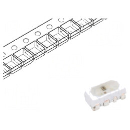 LED SMD 4020 Programabil RGB PLCC4 4x2x1,5mm 4,5÷5,5V 12mA | Electronic-mag.ro | Componente Electronice