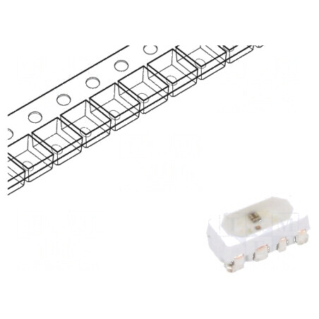 LED SMD 4020 Programabil RGB PLCC4 4x2x1,5mm 4,5÷5,5V 12mA | Electronic-mag.ro | Componente Electronice