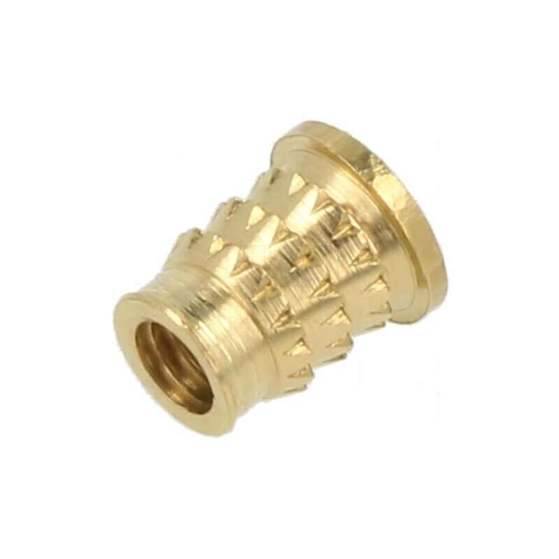 Adaos filetat din alamă M3,5 BN 37901, Lungime 7mm, pentru plastic | Electronic-mag.ro | Componente Electronice Adaos filetat din alamă M3,5 BN 37901, Lungime 7mm, pentru plastic | Electronic-mag.ro | Componente Electronice