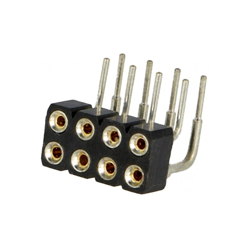 Conector şiruri pini soclu mamă PIN 8 contacte întoarse THT - Componentă electronică | Electronic-mag.ro | Componente Electronice Conector şiruri pini soclu mamă PIN 8 contacte întoarse THT - Componentă electronică | Electronic-mag.ro | Componente Electronice