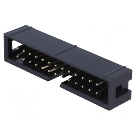 Conector IDC soclu tată 26 PIN THT gold flash 2mm drept | Electronic-mag.ro | Componente Electronice