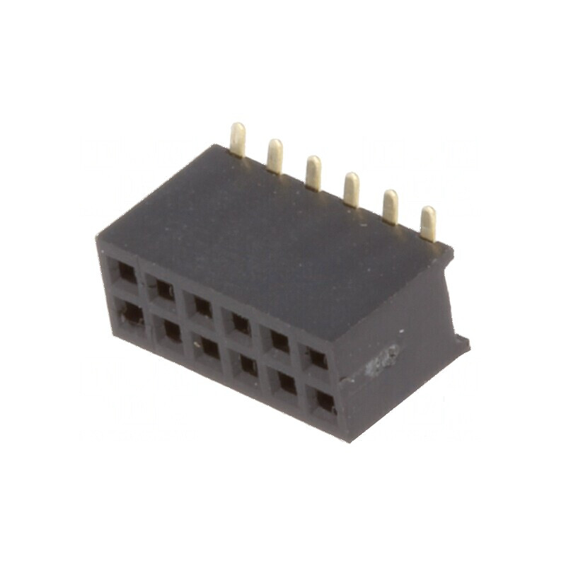 Conector şiruri pini soclu mamă 12 PIN 1,27mm SMT 2x6 drept | Electronic-mag.ro | Componente Electronice Conector şiruri pini soclu mamă 12 PIN 1,27mm SMT 2x6 drept | Electronic-mag.ro | Componente Electronice