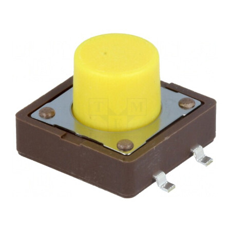 Microîntrerupător TACT SPST-NO 0,05A/12VDC SMT - Pozitie 2, Fara | Electronic-mag.ro | Componente Electronice