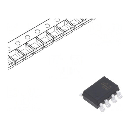 Optocuplor SMD EL827 cu 2 ieșiri, tranzistori, izolație 5kV, tensiune colector-emitor 80V | Electronic-mag.ro | Componente Electronice