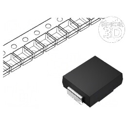 Diodă redresoare SMD 400V 3A 75ns DO214AB SMC Ufmax 1,7V | Electronic-mag.ro | Componente Electronice