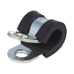 Clipsuri Øbuclă 9mm W 15mm Oţel cu Protecţie EPDM DL | Electronic-mag.ro | Componente Electronice