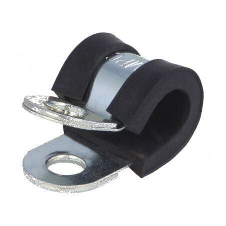 Clipsuri Øbuclă 9mm W 15mm Oţel cu Protecţie EPDM DL | Electronic-mag.ro | Componente Electronice