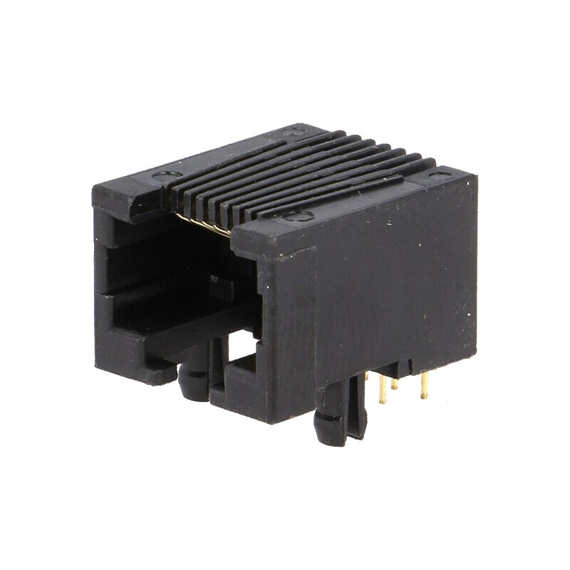 Conector RJ45 soclu 8p8c THT unghi 90° pentru cabluri de rețea | Electronic-mag.ro | Componente Electronice Conector RJ45 soclu 8p8c THT unghi 90° pentru cabluri de rețea | Electronic-mag.ro | Componente Electronice
