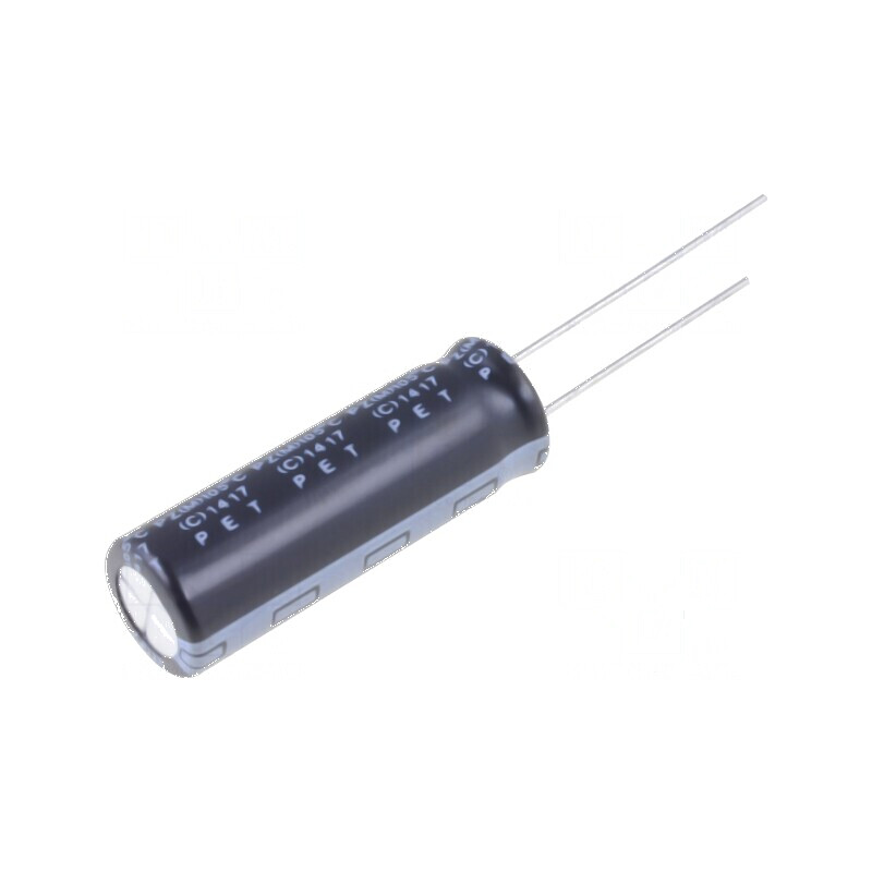Condensator electrolitic THT 27uF 400VDC Ø10x30mm ±20% 2000h pentru circuite electrice | Electronic-mag.ro | Componente Electronice