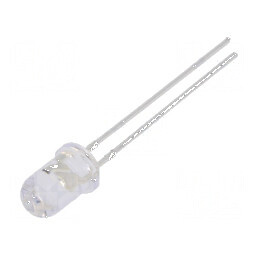 LED Verde 5mm 5800mcd 30° Convex - Nr. Term: 2 | Electronic-mag.ro | Componente Electronice