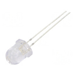 LED 7,8mm alb cald 10000-12000mcd 30° convex pentru iluminat decorativ | Electronic-mag.ro | Componente Electronice