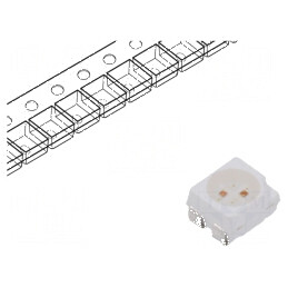 LED SMD 3528 PLCC4 roșie/galbenă 3,5x2,8mm 120° 20mA - Bandă LED flexibilă 20m | Electronic-mag.ro | Componente Electronice